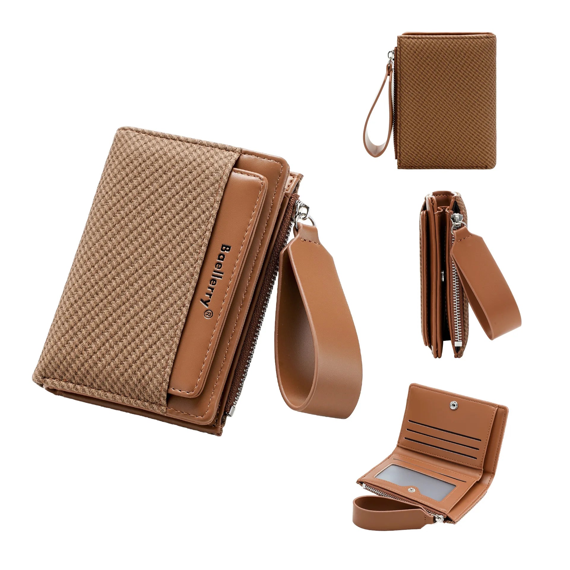 Baellerry Women's Bifold Wallet — Multi-Slot Card Holder & Coin Purse