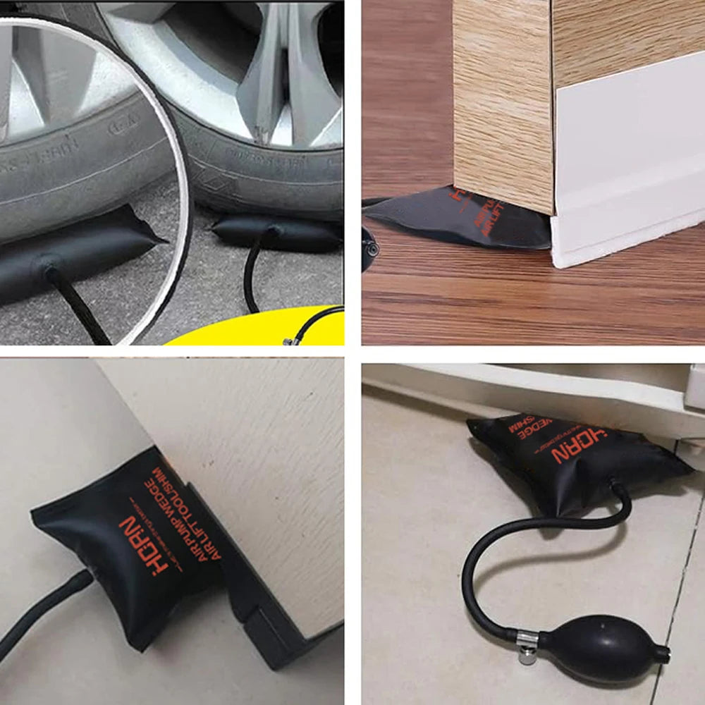 Cuñas de bomba de aire Airbag inflable para puertas, ventanas y coches Potente herramienta de reparación de alineación de instalación Instalación de puertas y ventanas
