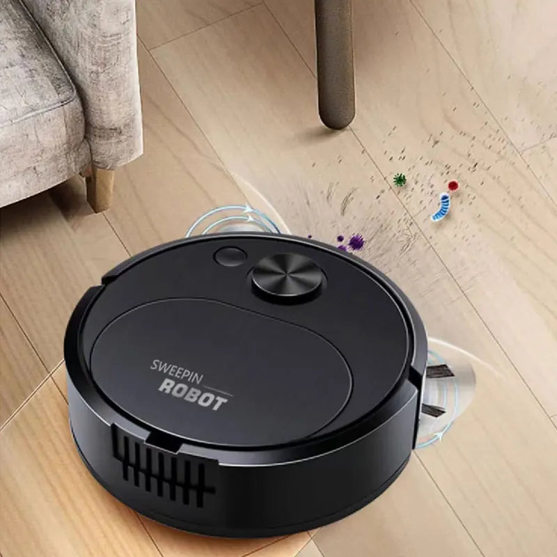 3-in-1 Smart Robot Vacuum Cleaner – Sweep, Mop & Vacuum, 1500Pa Suction, USB Rechargeable