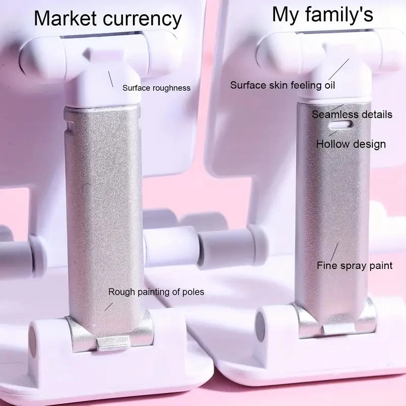Adjustable Desktop Phone & Tablet Stand – Universal, Compatible with iPhone, iPad & More