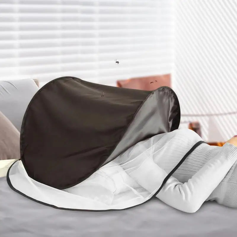 Blackout Bed Tent – Foldable Indoor Pop-Up Sleep Tent | Light-Blocking, Breathable