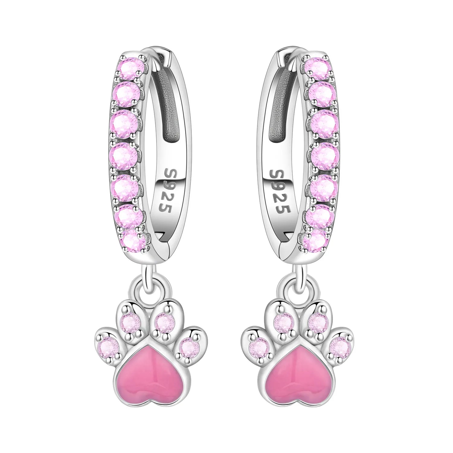 925 Sterling Silver Zircon Butterfly Drop Earrings – Women's Fine Jewelry