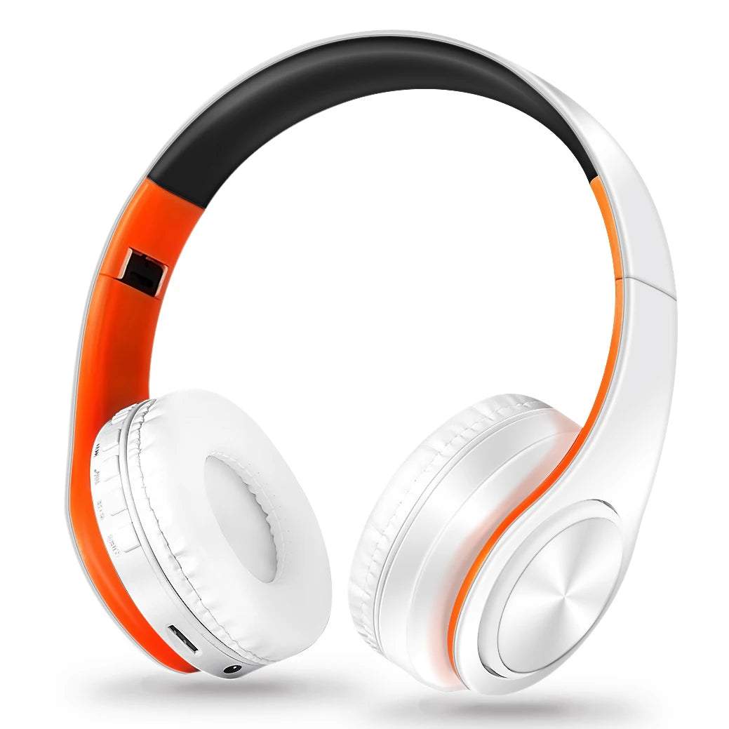 Wireless Bluetooth Over-Ear Headphones | 20Hr Battery, FM Radio & TF Card