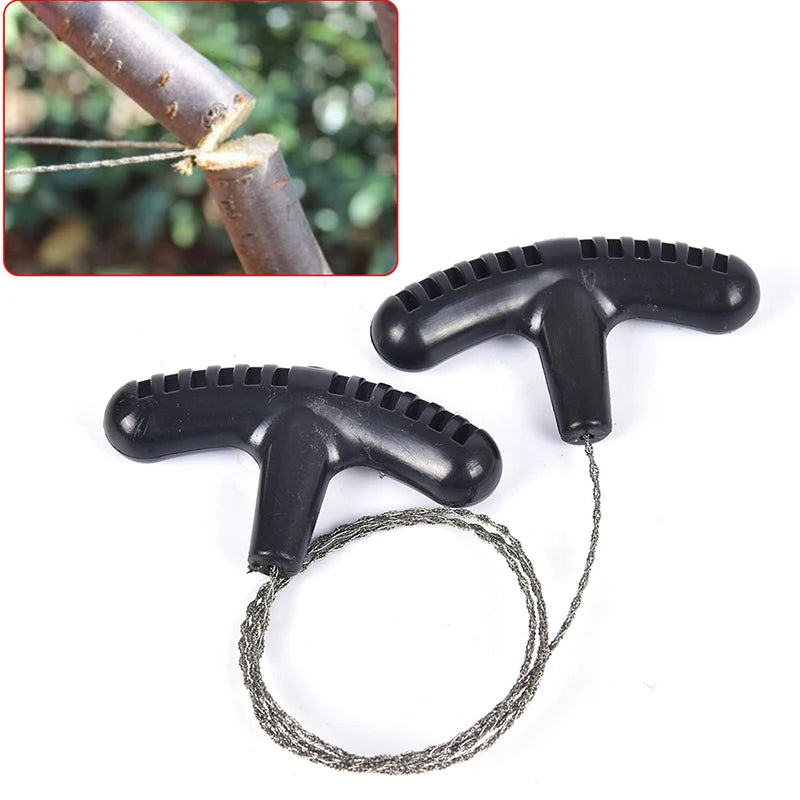 Portable Steel Wire Chain Saw – Survival Rope Saw for Camping, Hiking & Emergency