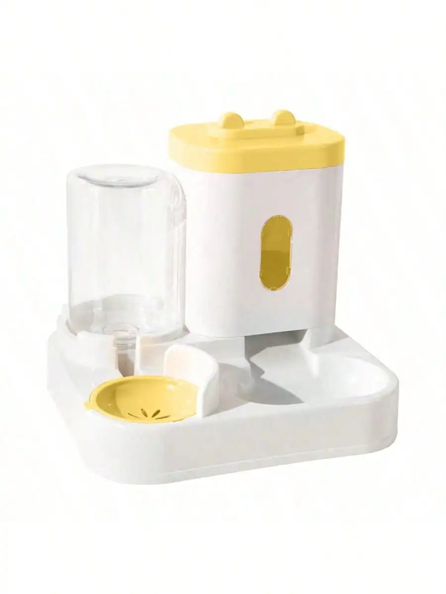 Automatic Gravity-Fed Cat Water Dispenser & Feeder – Spill-Proof, Large Capacity