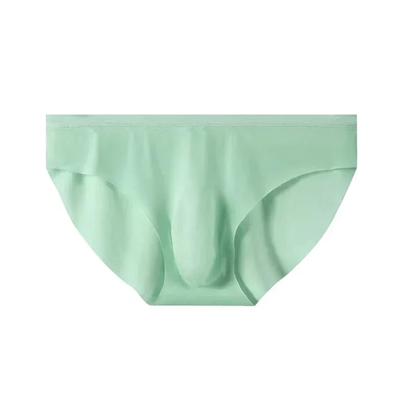 Men's Ice Silk Briefs – Ultra-Thin Seamless Breathable Underwear