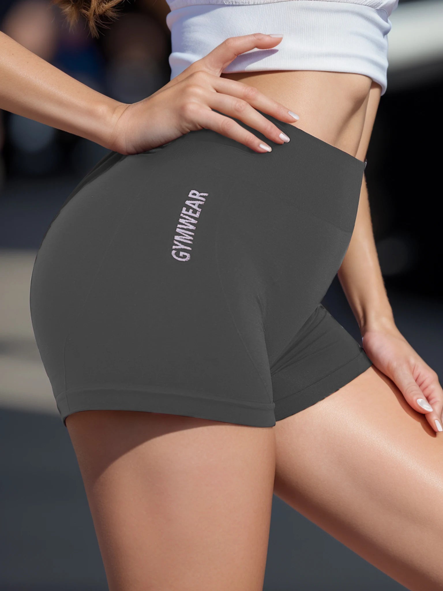 Women's High-Waist Cycling Yoga Shorts | Tight Breathable Fitness Shorts
