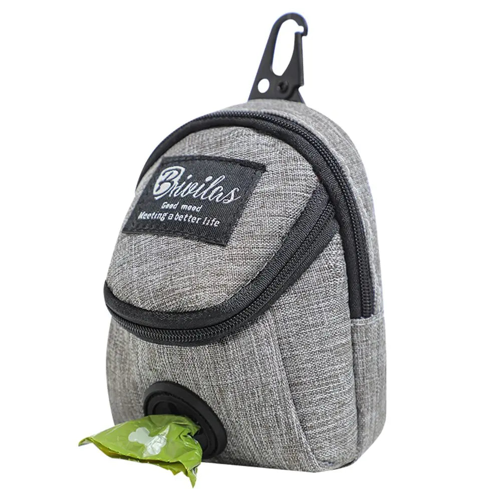 Bolsa para Premios y Dispensador de Bolsas para Excrementos de Perro — Riñonera con Clip
