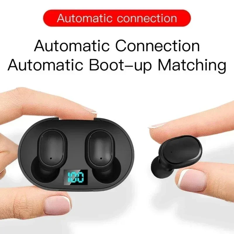 E6S Wireless Earbuds – TWS Bluetooth, Active Noise Cancelling, Waterproof, Built-in Mic