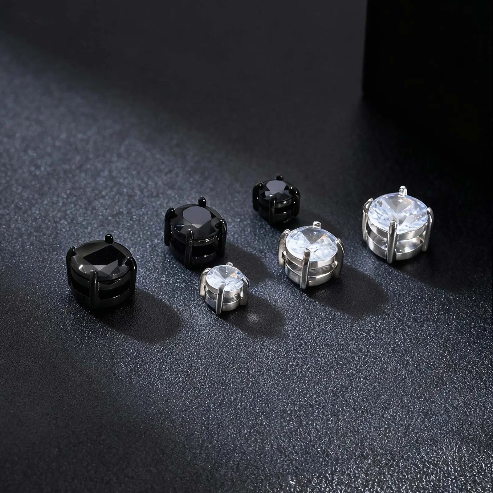 Magnetic Clip-On Zircon Earrings – No Piercing Required