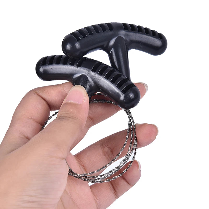 Portable Steel Wire Chain Saw – Survival Rope Saw for Camping, Hiking & Emergency