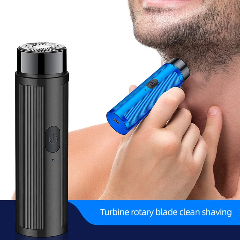 Men's Mini Rechargeable Electric Shaver — Portable Cordless Razor & Epilator