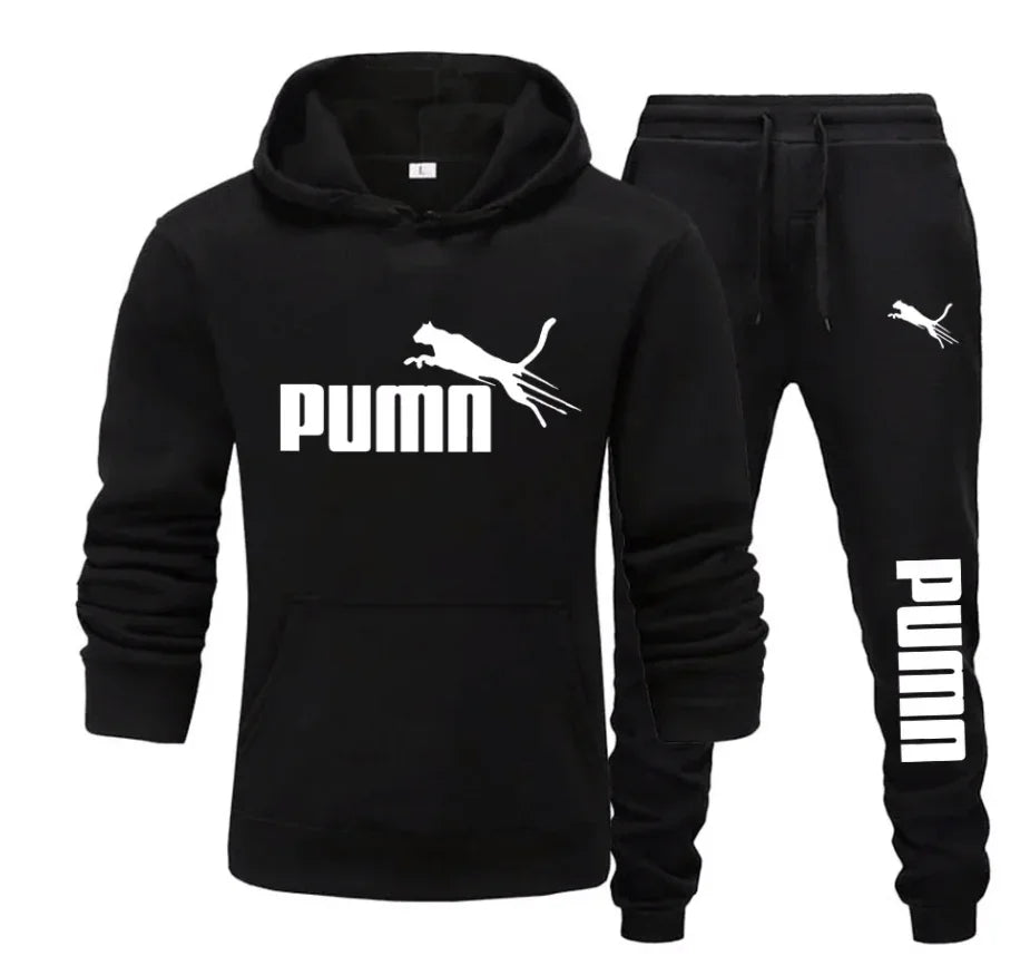 Men's Pullover Hoodie & Jogger Pants Set