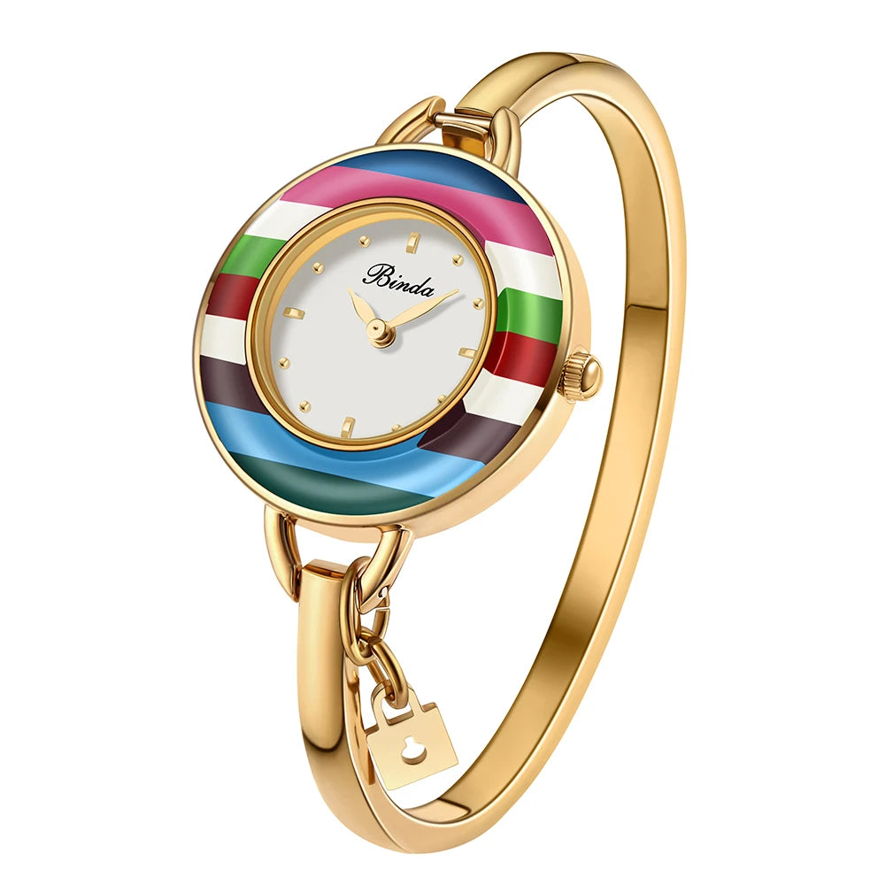 BINDA BD2765 Women's Elegant Quartz Watch | Minimalist Dial | Stainless Steel Bracelet | 8 Styles