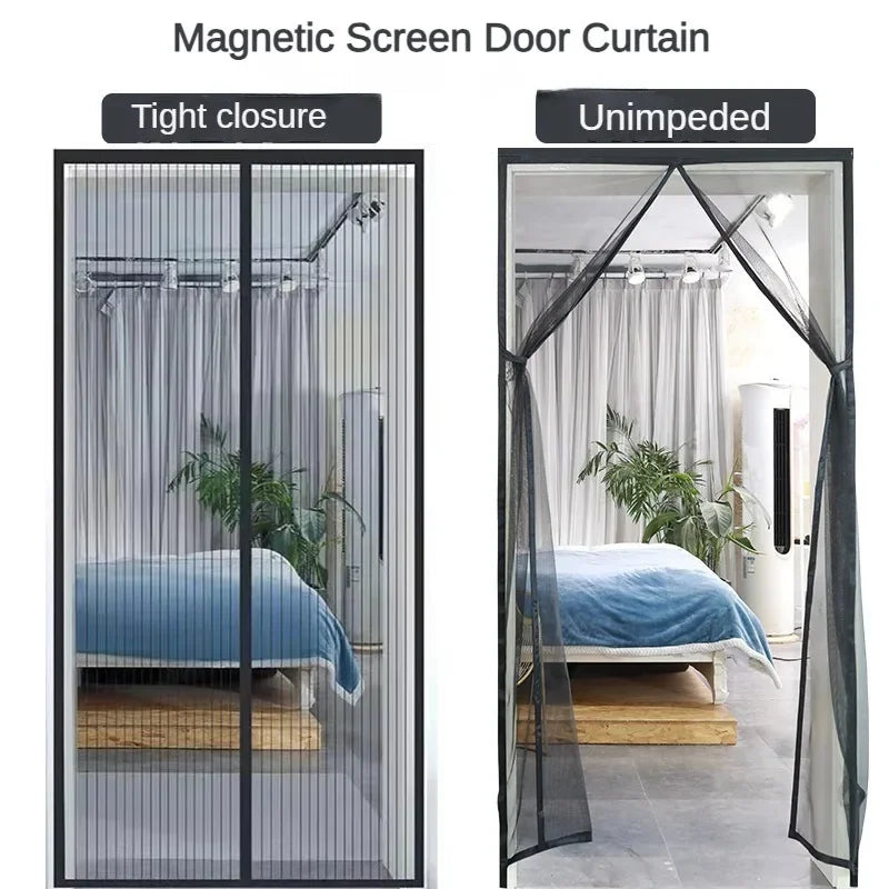 Anti-Mosquito Window & Door Curtain Net — Insect Screen for Home & Bedroom