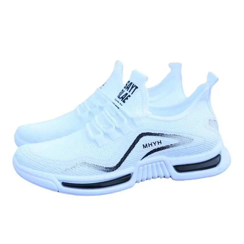 Men's Slip-On Fashion Sneakers | Breathable Non-Slip Gym & Walking Shoes
