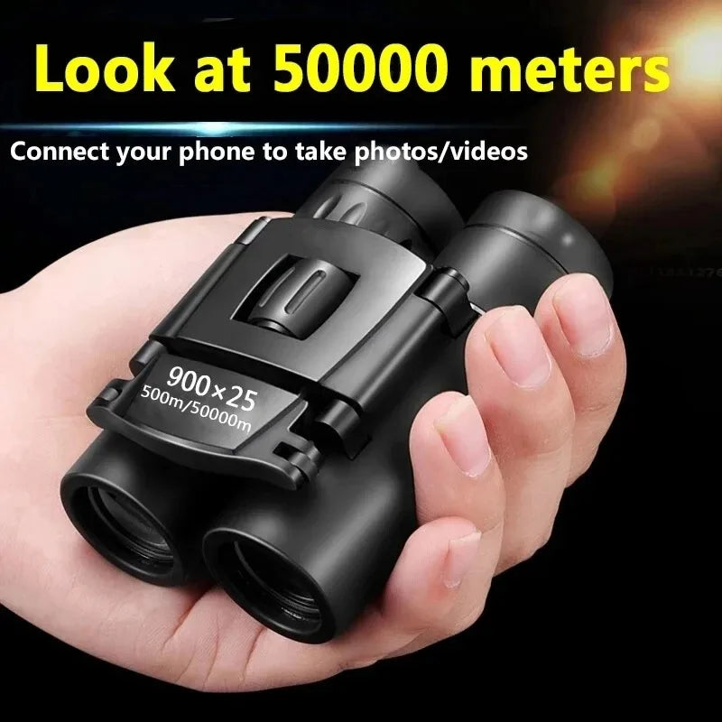 Night Vision HD Binoculars — High Magnification with BAK4 Prism & Phone Clip