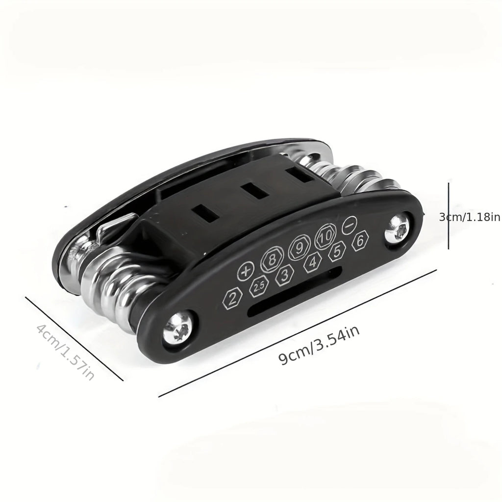 16-in-1 Socket Wrench Set – Non-Slip Rotating Head, Stainless Steel, Universal for Home & Car Repairs