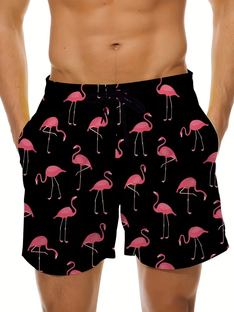 3D Printed Beach Shorts – Quick-Dry Board Shorts for Men & Kids