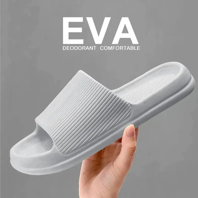 Non-Slip Massage Bathroom Slippers – Waterproof EVA, Unisex, Sizes 36-45