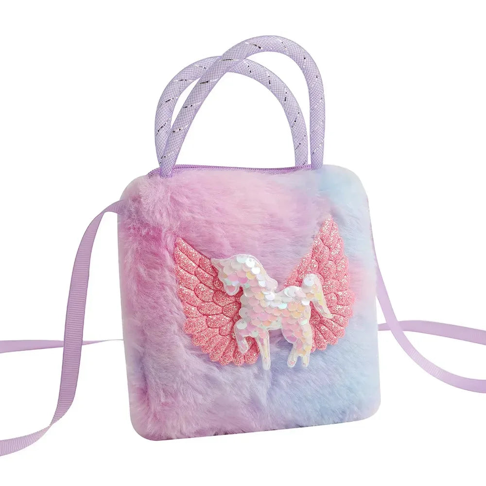 Kids Unicorn Crossbody Bag – Cute Girls Shoulder Purse for Party & Everyday