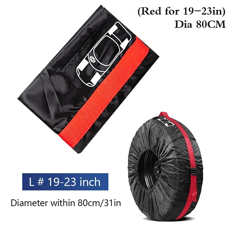 Universal Spare Tire Cover & Storage Bag – Dustproof, Waterproof, 16–20 Inch