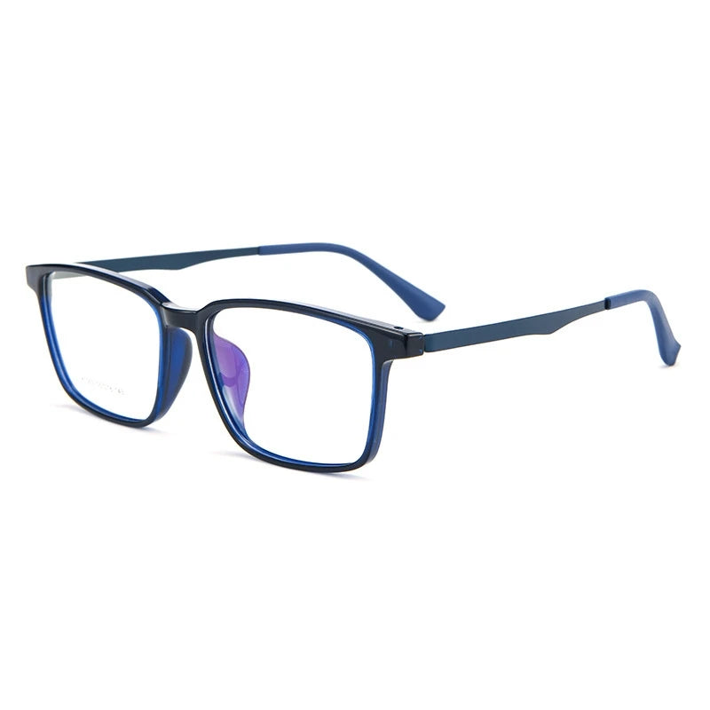Men's TR90 Titanium Alloy Anti Blue Light Business Reading Glasses, Refractive Power+25 to+400, Customized Prescription Myopia