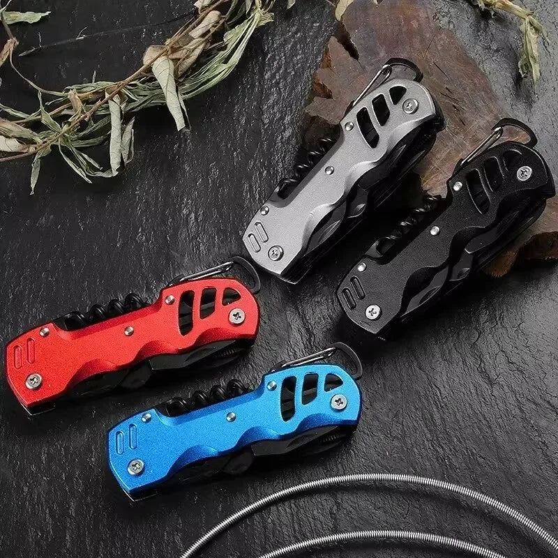 Folding Stainless Steel Pocket Knife – Spring Clip, 60mm Blade | Camping & EDC Survival