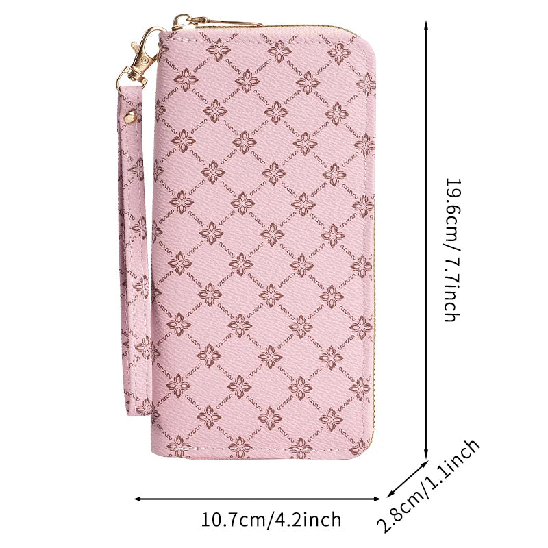 Women's Long Multifunctional Wallet Clutch | Large Capacity Card Holder Purse 4 Colors