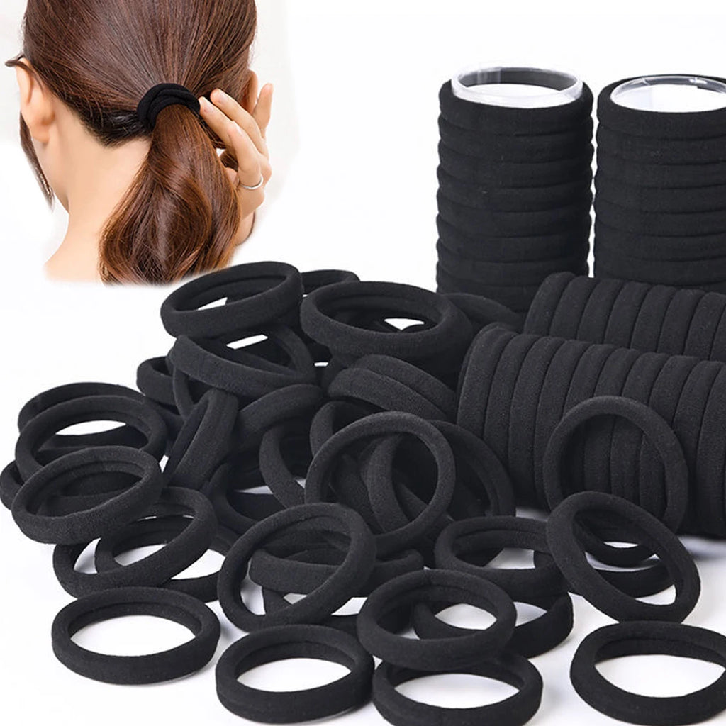 Women's Elastic Hair Bands – High Stretch, Multi-Color Pack