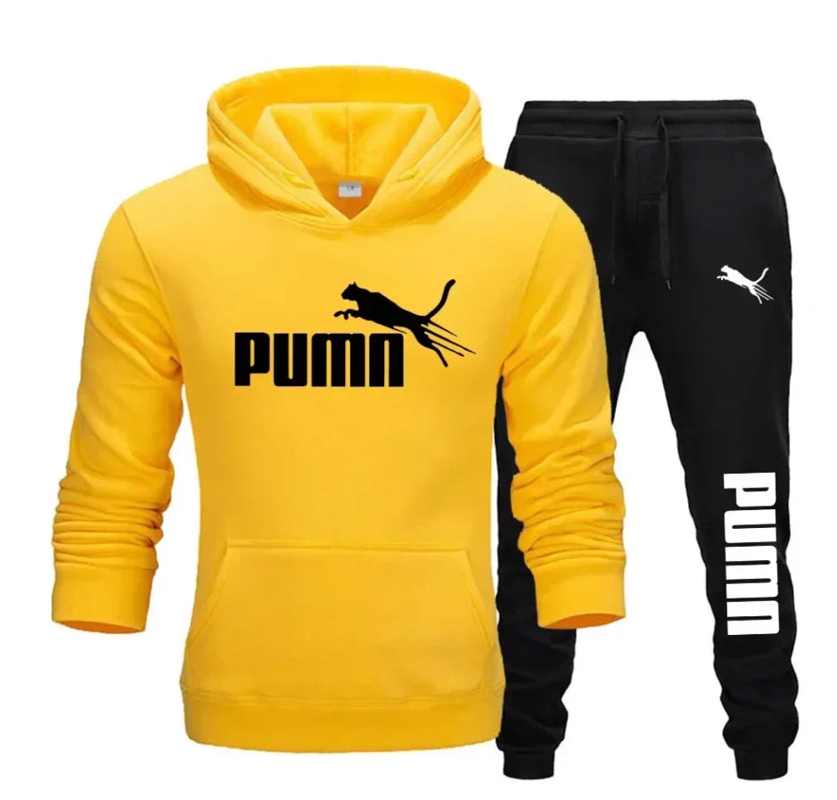 Men's Pullover Hoodie & Jogger Pants Set