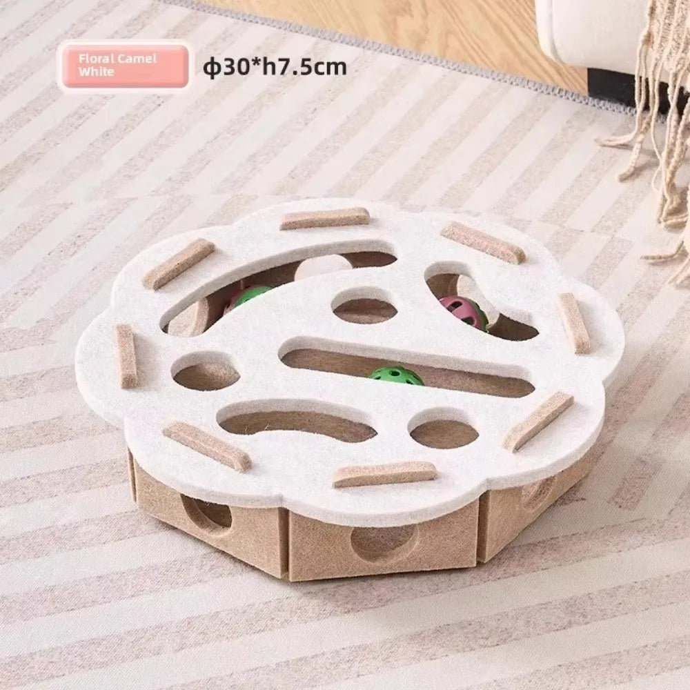 Cat Puzzle Scratch Box with Balls