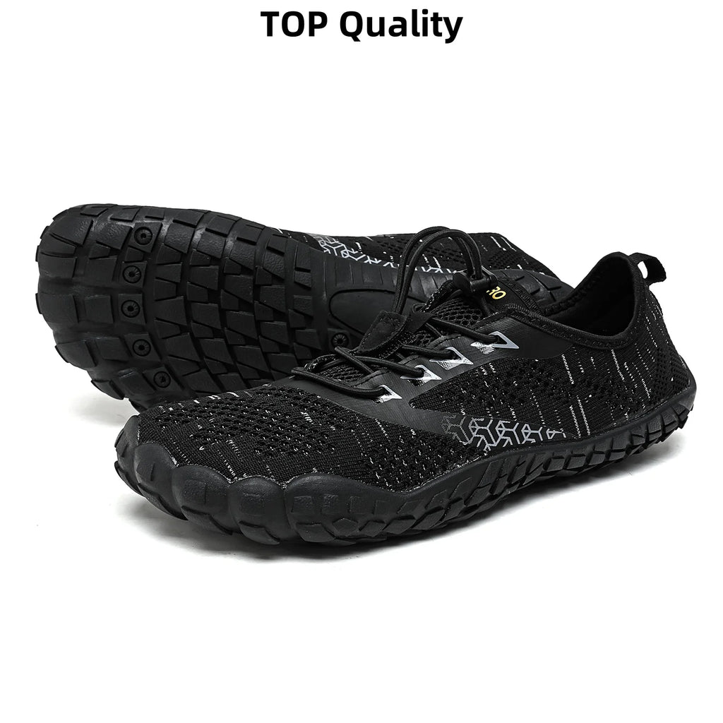 Wide Toe Barefoot Shoes | Men's Minimalist Water Shoes for Trail Running & Climbing