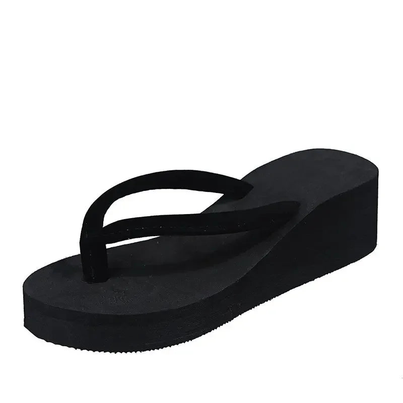 Women's Wedge Slide Sandals – Platform EVA Sole Beach & Home Slippers