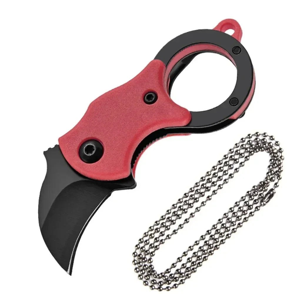 Mini Stainless Steel Keychain Pocket Knife — Portable EDC Multi-Tool