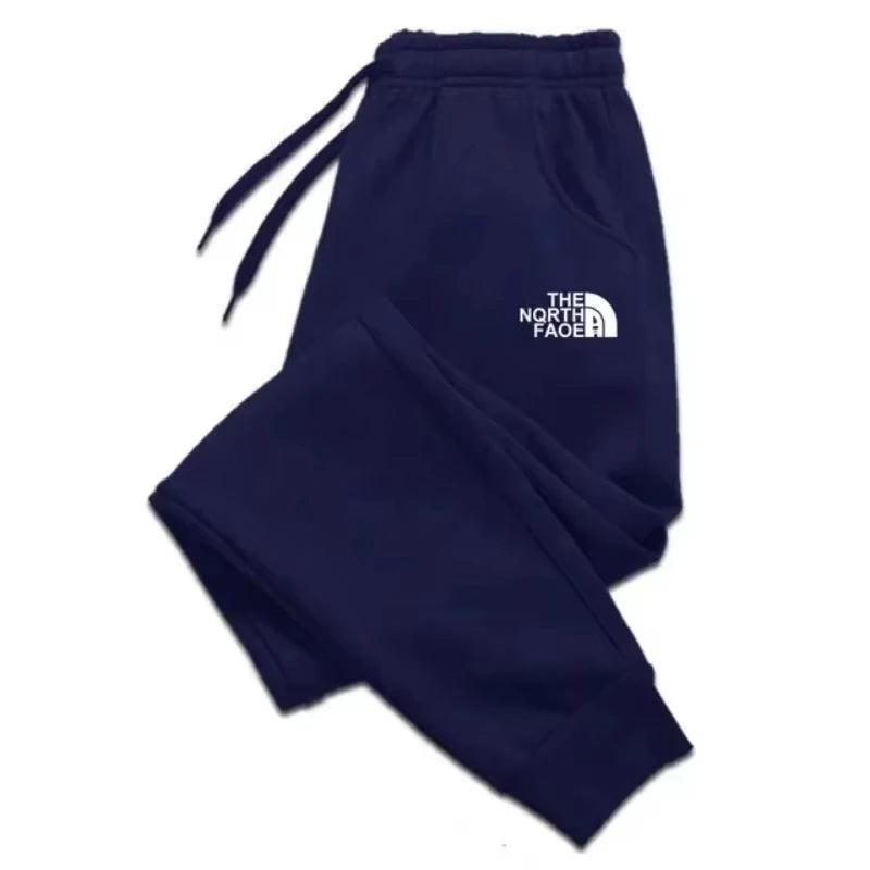 Printed Flannel Sweatpants – Unisex Casual Athletic Pants