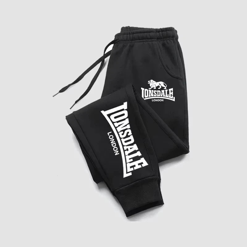 Men’s Printed Waffle Fleece Jogger Pants – Breathable Sport Sweatpants