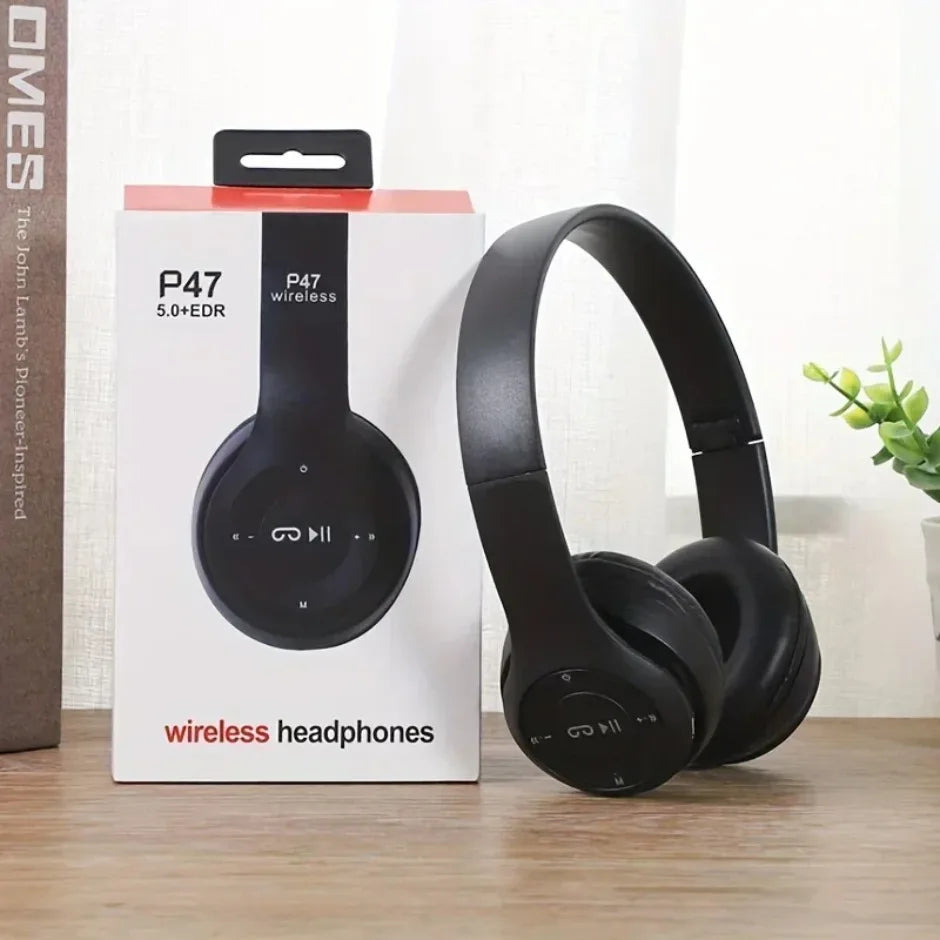 Multifunctional Portable Foldable Headmounted Wireless Bluetooth 5.0 Headset For Bluetooth connection TF Card Wired Connection