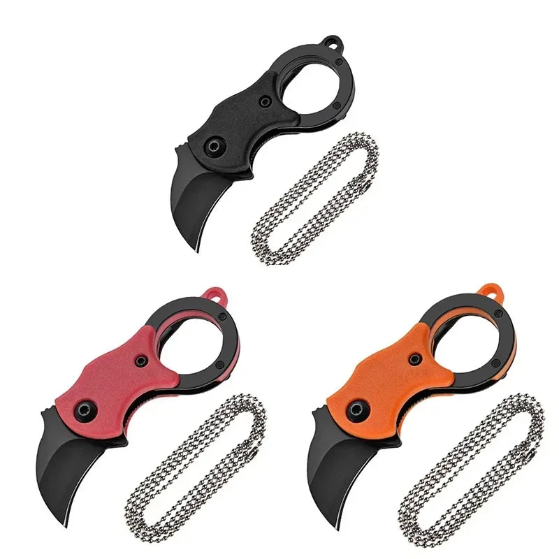 Mini Stainless Steel Keychain Pocket Knife — Portable EDC Multi-Tool