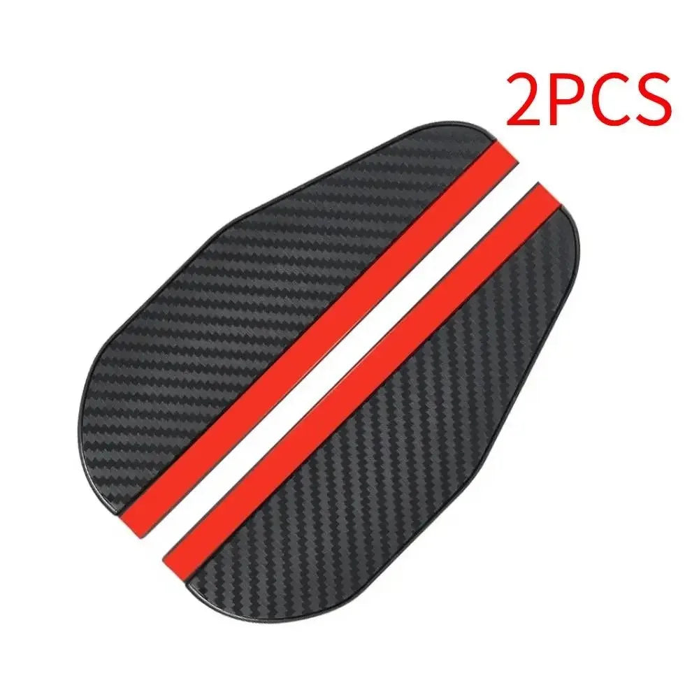 Car Rearview Mirror Rain Eyebrow Visor – Carbon Fiber Sun Shade & Rain Shield | 2 or 4 PCS