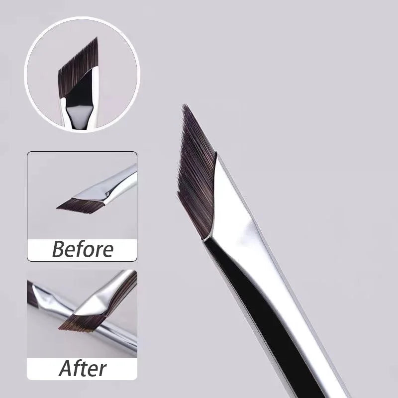 Ultra-Thin Blade Eyeliner & Eyebrow Brush — Precision Detail Makeup Brush