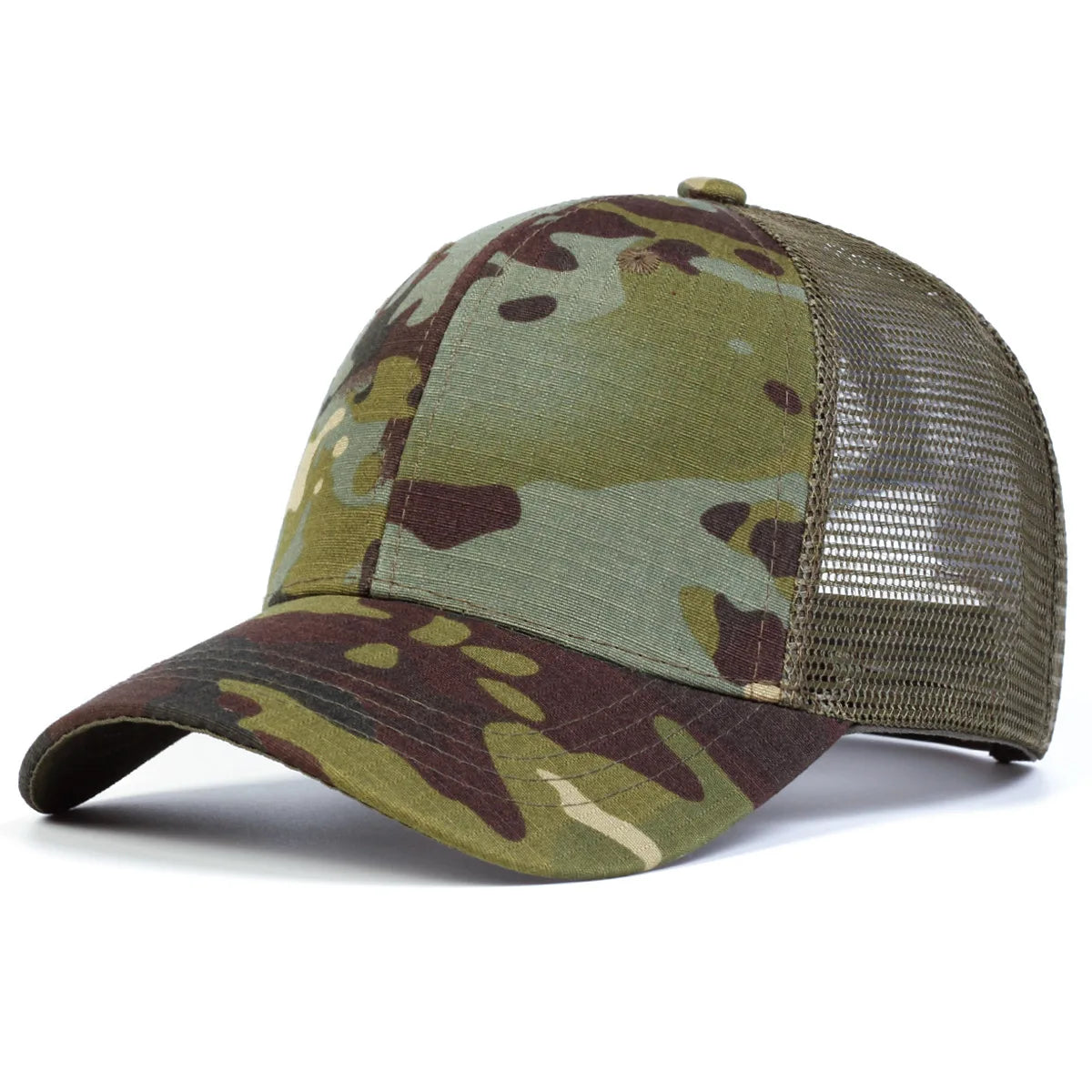 Spring and summer mesh hats for men and women, thin, breathable, sun resistant, sun shading, beach worn baseball caps