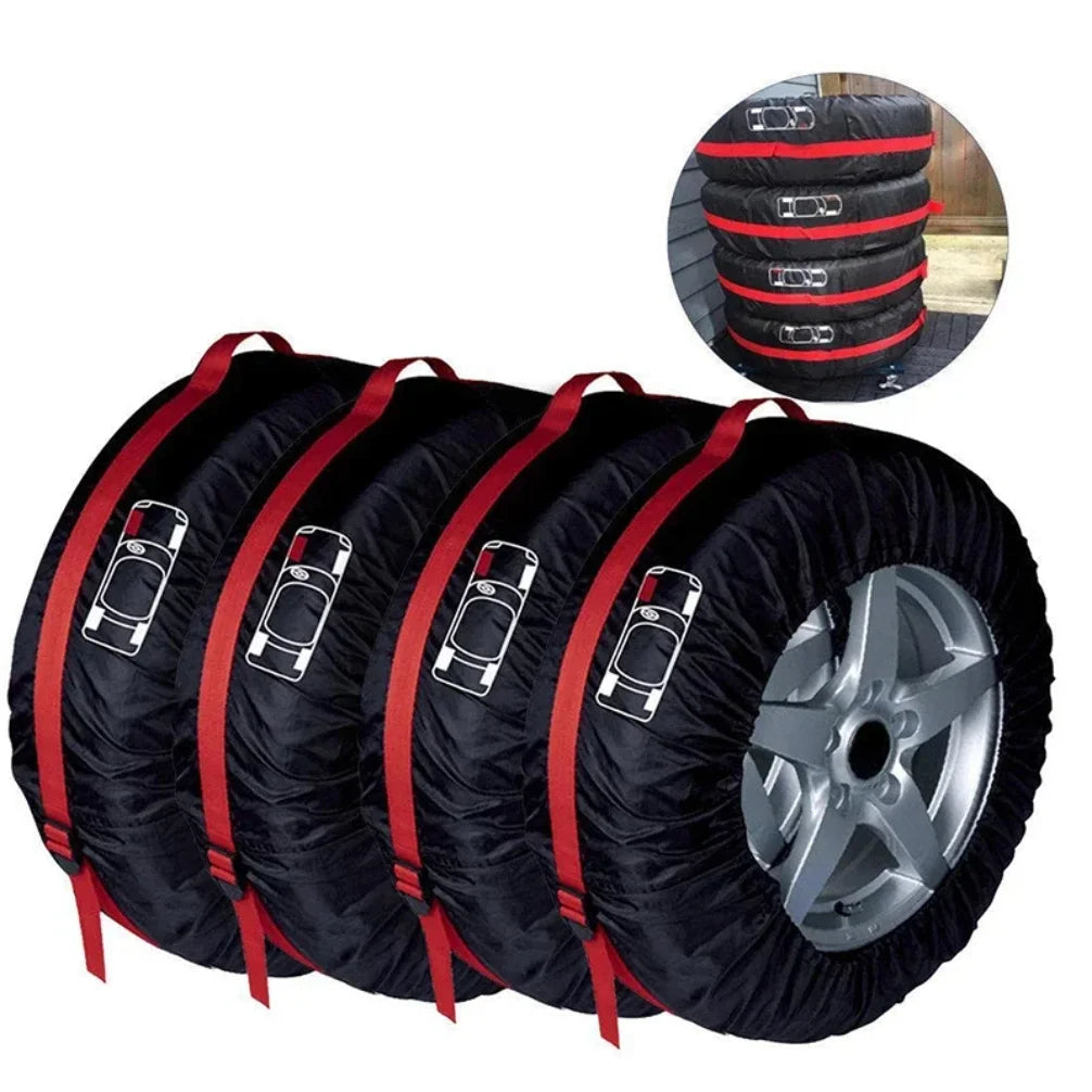 Universal Spare Tire Cover & Storage Bag – Dustproof, Waterproof, 16–20 Inch