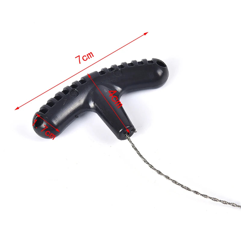 Portable Steel Wire Chain Saw – Survival Rope Saw for Camping, Hiking & Emergency