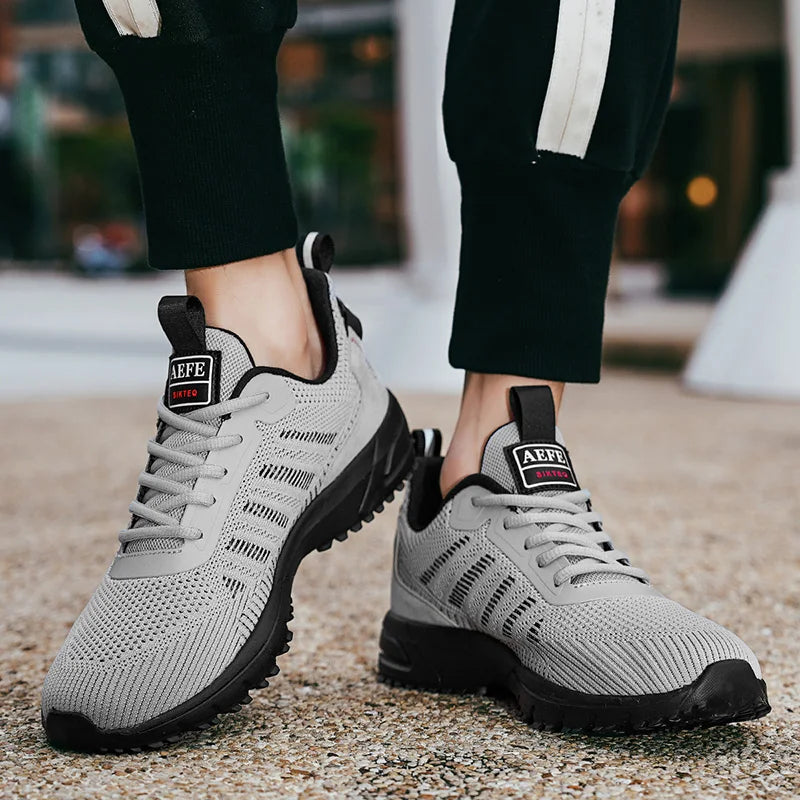 Men's Breathable Mesh Running Shoes | Lightweight Outdoor Athletic Sneakers