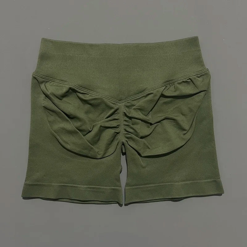 Women's Scrunch Bum Booty Shorts | Seamless Butt-Lifting Gym Yoga Legging Shorts XS-L